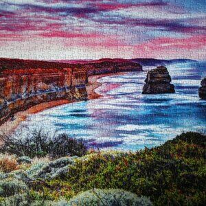 Great ocean road, 1000 piece puzzle, The Canadian Group, Sure-Lox